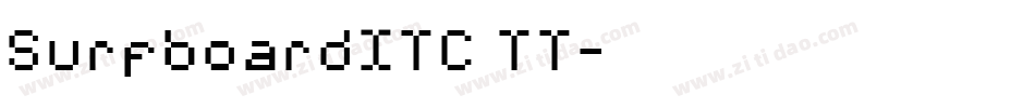 SurfboardITC TT字体转换